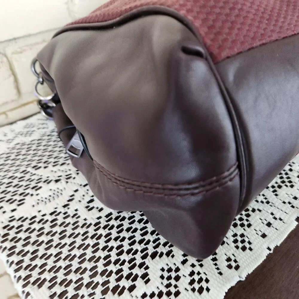 Like New Coach Lexy Oxblood Burgandy Shoulder Bag Large